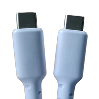 Cable USB 3.0 Tipo-C de Carga Rápida, Silicona y Cobre Puro, 30/28/26 AWG, Tipo-C a Tipo-C para Teléfonos Móviles, Cámaras, Impresoras, Computadoras
