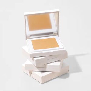 Impostazione di imballaggio bianco di alta qualità <span class=keywords><strong>in</strong></span> <span class=keywords><strong>polvere</strong></span> Logo personalizzato opaca trucco compatto fondotinta pressato - Product Image 5