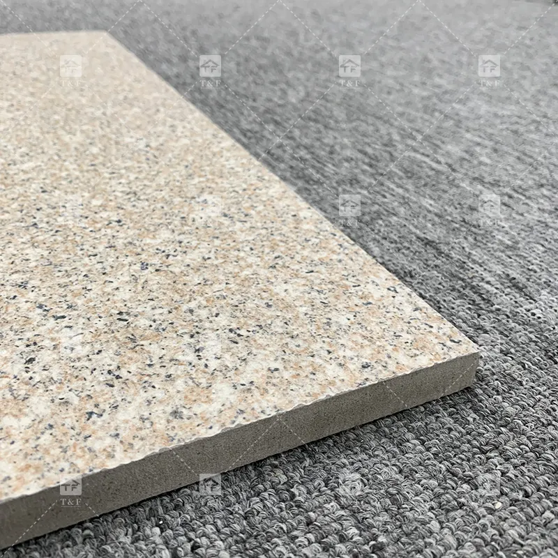Non Slip 18mm Thick Outdoor Paving Stone Car Parking Porcelain Exterior Floor Tiles Granite Paver for Driveway