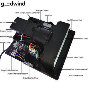 Secador de Manos Eléctrico Comercial con Sensor Infrarrojo, Automático, <span class=keywords><strong>Precio</strong></span> Económico de Fábrica en China - Product Image 5