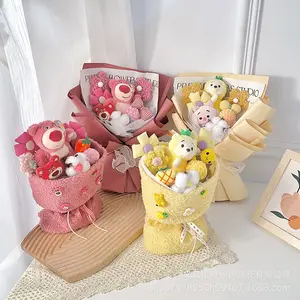 Hadiah Ulang Tahun Boneka Anak Perempuan Buket Gambar Boneka Lucu Hadiah Hari Valentine Romantis Buket Mewah