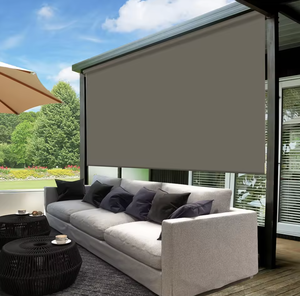 Store banne motorisé occultant coupe-vent <span class=keywords><strong>pour</strong></span> jardin |   Stores extérieurs imperméables 100% polyester <span class=keywords><strong>pour</strong></span> <span class=keywords><strong>pergola</strong></span> et fenêtre extérieure - Product Image 1