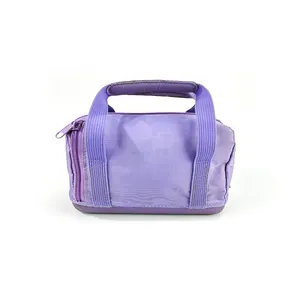 최신 유행 바이올렛 워시 가방 케이스 맞춤형 여행 핸드백 내구성 여성 메이크업 가방