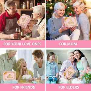 60th Birthday <b>Gifts</b> for Women Her Best Friend Mom Sister Wife Coworker Custom Wholesale 60 Year Old Woman Birthday <b>Gift</b> <b>Box</b> - Product Image 2