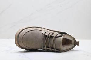 Nouvelles bottes de travail montantes en laine pour hommes, modèle 2026, best-seller, design original de marque, bottes de neige en cuir véritable, chaussures en coton - Product Image 2