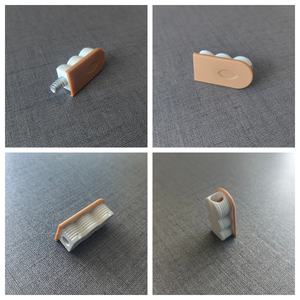 Sistema de elevación de puertas de gabinete de plástico 3 en 1, conectores de muebles con zincado para uso en baño, moderno mini GQK GC0103117, montaje múltiple - Product Image 5