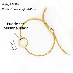 Pulsera de Acero Inoxidable Chapada en Oro con Dije de San Judas Tadeo al por Mayor para Hombres: Moda Urbana y Éxito Profesional - Product Image 3