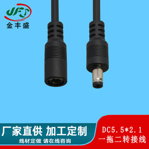 Jfs Golden Peak <b>Dc</b> 5.5x2.1 Y Type Power <b>Adapter</b> Cable For Camera Monitoring Smart Door Lock Connection - Product Image 5