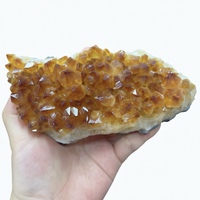 Cristaux de Citrine Jaune de Qualité Supérieure en Gros, Forme Irrégulière, Cristal Brut, Guérison, Feng Shui, Décoration d'Intérieur, Style Féerique