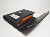 Sac à documents en PU avec logo personnalisé Haoran, format A5, prix de gros, personnalisation, sac à documents en cuir avec fermeture éclair