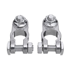 Pince <span class=keywords><strong>de</strong></span> connecteur <span class=keywords><strong>de</strong></span> câble en alliage d'aluminium, bornes <span class=keywords><strong>de</strong></span> batterie <span class=keywords><strong>de</strong></span> voiture, pince négative Positive, 10 pièces - Product Image 1