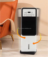 Ventilateur de climatisation silencieux amovible 1800W pour chambre et salon, double fonction (chauffage et refroidissement)