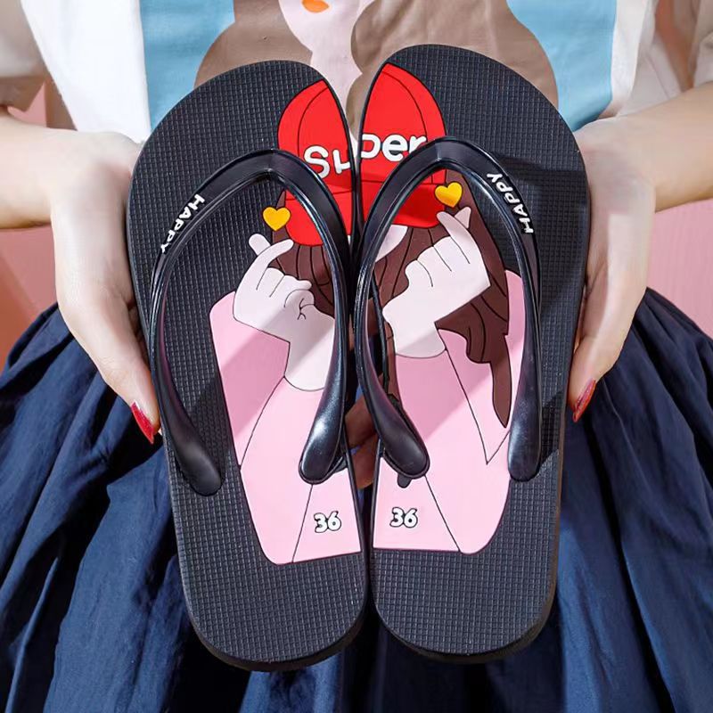 Wholesale Girls FlipFlop Indoor Outdoor Flip-flops Summer Beach Slippers Soft Flip Flop for Women