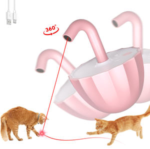 Jouet laser rotatif automatique pour chats ennuyés, jeu interactif à détection de mouvement avec indicateur de batterie, cadeau en gros pour chats d'intérieur - Product Image 2