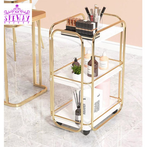 Luce di lusso oro bianco ferro salone di <span class=keywords><strong>bellezza</strong></span> carrello per ciglia moderno per bagno camera da letto magazzino scuola supermercato <span class=keywords><strong>officina</strong></span> - Product Image 3