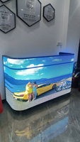 Pantalla LED P2.604 a Todo Color para Cabina de DJ, Festivales de Música, Centros Comerciales, Formas Personalizables, CMS Basado en la Nube