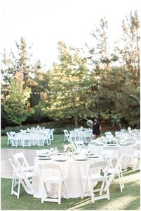 Silla <span class=keywords><strong>y</strong></span> mesa para invitados de banquete de boda al aire libre de alta calidad para grandes eventos, mesa exterior blanca romántica - Product Image 4