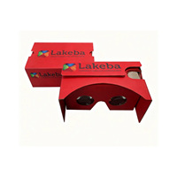 Lunettes VR Google Cardboard personnalisées Beckon, 3e génération, pliables en papier, casque de réalité virtuelle 3D, boîte VR pour films et jeux sur smartphone