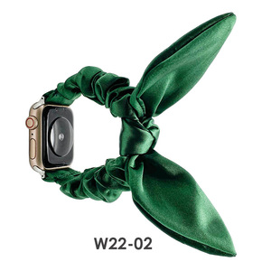Correa elástica de repuesto para <span class=keywords><strong>Apple</strong></span> <span class=keywords><strong>Watch</strong></span>, banda de satén de Color sólido, para modelos SE 8, 7, 6, <span class=keywords><strong>5</strong></span> y 4 - Product Image 5