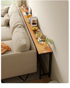 Meuble <span class=keywords><strong>de</strong></span> rangement étroit pour salon, <span class=keywords><strong>à</strong></span> poser derrière le canapé, armoire longue simple ou double couche, <span class=keywords><strong>à</strong></span> placer près <span class=keywords><strong>de</strong></span> la tête ou du <span class=keywords><strong>pied</strong></span> <span class=keywords><strong>de</strong></span> <span class=keywords><strong>lit</strong></span> dans la chambre - Product Image 4