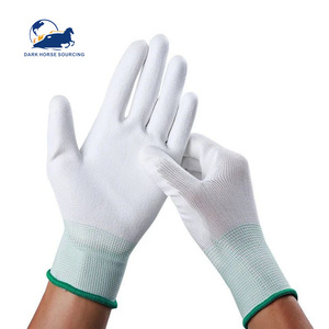 Precio de fábrica Personalizable 15 + años Protección DE TRABAJO Equipo de jardinería Función antideslizante Guantes 30g-70g Guantes de algodón de látex - Product Image 1
