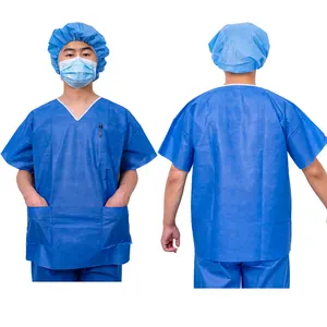 Disposable Non Woven PP SMS Surgical Scrub Suit