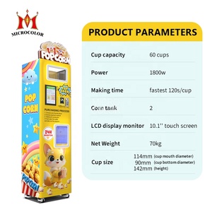 Tự động maquinas de bỏng ngô Máy <span class=keywords><strong>Pop</strong></span> Ngô Máy distributeur automatique bỏng ngô Máy bán hàng tự động cho các doanh nghiệp nhỏ - Product Image 2