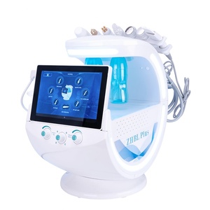 Appareil de beauté facial intelligent à ultrasons, peeling aquatique bleu glace, hydratation et oxygénation, nouveau produit avec prises US et IT - Product Image 1