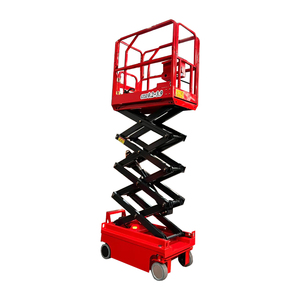 Plataforma Elevadora de Tijera Autopropulsada Pequeña, Elevador Eléctrico para Trabajos Aéreos con Altura de Plataforma de 4.6 m y Capacidad de 200 kg para Construcción - Product Image 4