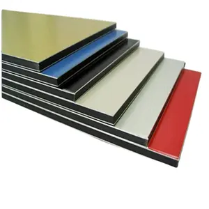 Goldensign 3Mm 4Mm ACP/Panel Komposit Aluminium/Desain Pintu Lembar Acm