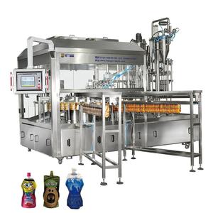 Machine de remplissage et de capsulage automatique pour sacs d'emballage de liquides, sachets à bec verseur, jus, gelée, <span class=keywords><strong>eau</strong></span> potable - Product Image 1
