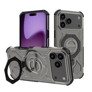 Coque de téléphone compatible avec iPhone 17 avec support magnétique, protection intégrale anti-chute et protection anti-choc. - Product Image 6