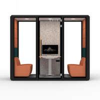 Bureau moderne Cabine téléphonique Pod Salle acoustique Insonorisée pour réunions commerciales Espace privé Immeuble de bureaux modulable