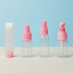 In Stock Mini Travel <b>Bottle</b> pink 15ml 20ml <b>Squeeze</b> Tube Cream Toner <b>Plastic</b> PET <b>Bottle</b> - Product Image 1