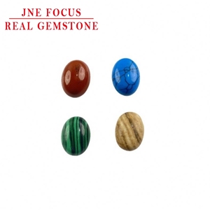 Piedras preciosas sueltas huevos piedra cristal Natural piedra semipreciosa anillo ovalado gema hecha a mano DIY productos semiacabados anillo gema - Product Image 5