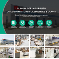 Meubles de cuisine en bois massif de style Japandi, bicolores, intemporels et de qualité supérieure, sur mesure pour appartement et villa, par Alland Group Home