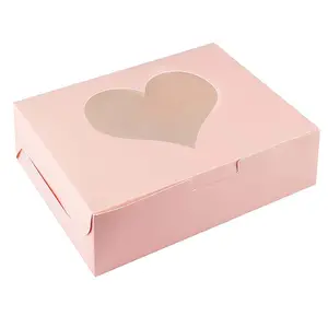 Scatole con finestra-scatole per lettere per fragole pasticceria scatole per Pizza e Cupcake