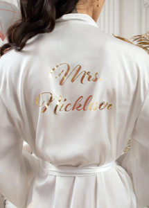 Robes <span class=keywords><strong>Kimono</strong></span> de Luxe <span class=keywords><strong>en</strong></span> <span class=keywords><strong>Soie</strong></span> et Satin à Plumes Unies pour Femmes, Grandes Tailles, Styles Longs et Courts, Robes de Mariée et Demoiselle d'honneur, Peignoirs Doux pour le Matin – Vente <span class=keywords><strong>en</strong></span> Gros - Product Image 6