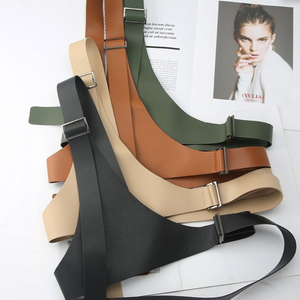 Cinturón de cuero de imitación ajustable para mujer, cinturón con correa de hombro, Hip Hop - Product Image 1