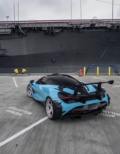 For <strong>McLaren</strong> <strong>720S</strong> <strong>Modified</strong> 1016 Style Carbon Fiber Gooseneck Double-Layer Spoiler - Product Image 6