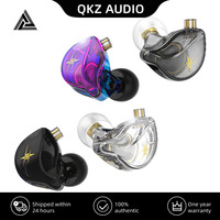 QKZ ZXT İzleme Sınıfı 3.5mm Kulaklıklar Kablolu Mikrofonlu Kulaklık Müzik Bas Gürültü Önleyici Açık Hava Sporları Oyun