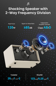 OEM/ODM 120W 2.1 Kênh Retro Không Dây Cho Bluetooth Bass Loa Cao Cấp Surround Âm Thanh Cho Nhà Rạp Chiếu Rạp Bên Máy Tính - Product Image 6