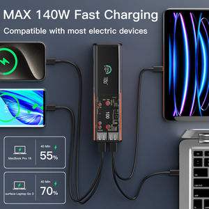 Batterie externe 100W avec prise secteur |   Charge solaire, charge les ordinateurs portables et alimente les petits appareils n'importe où - Product Image 6