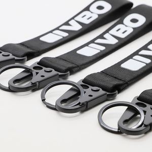 Custom Durable Nylon Short Lanyard Personalized Screen Printing Logo for Outdoor Sports and Brand Promotion Wrist Lanyards - Product Image 2