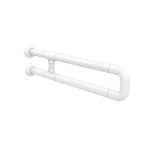 Barre d'appui en forme de U, capacité de charge de 100 kg, antidérapante, en plastique et acier inoxydable, pour toilettes, lavabo, passage, dispositif d'assistance - Product Image 1