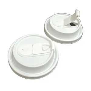 SP1680 New Design disposable Cover Leak-proof Plastic PP Injection Lid for coffee bubble tea drinking Cup to go cup