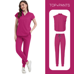 42015 <span class=keywords><strong>Jogger</strong></span> Scrubs Enterizo Deportivo Tejido Elástico Flexible Yoga y Fitness Profesional para Damas de Estilo Activo Tendencia 2026 - Product Image 1