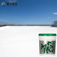 Haute élastique et Flexible isolation thermique vert Zinc métal feuille de toit étanche à l'eau peinture acrylique revêtement imperméable