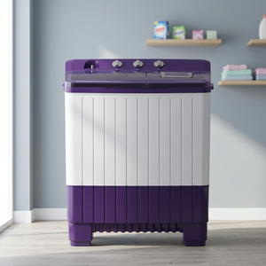 Lavadora Semiautomática de 8.5 kg con Secadora, Lavadora de Doble Tambor, Eficiente en Consumo de Energía, Electrodoméstico para Lavandería, Exportación - Product Image 1
