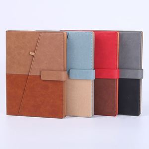 2025 Wholesale Retail Cheap PU Leather Hard Cover Customized Notebook A5 Black 80 Sheets Journal Printing Custom - Product Image 2